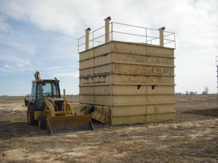 AFTER: Chicken manure composting hopper