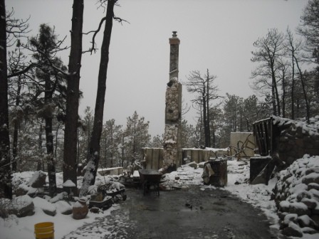 4 Mile Fire Cabin clean up