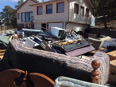 BEFORE: Bank owned property clean up